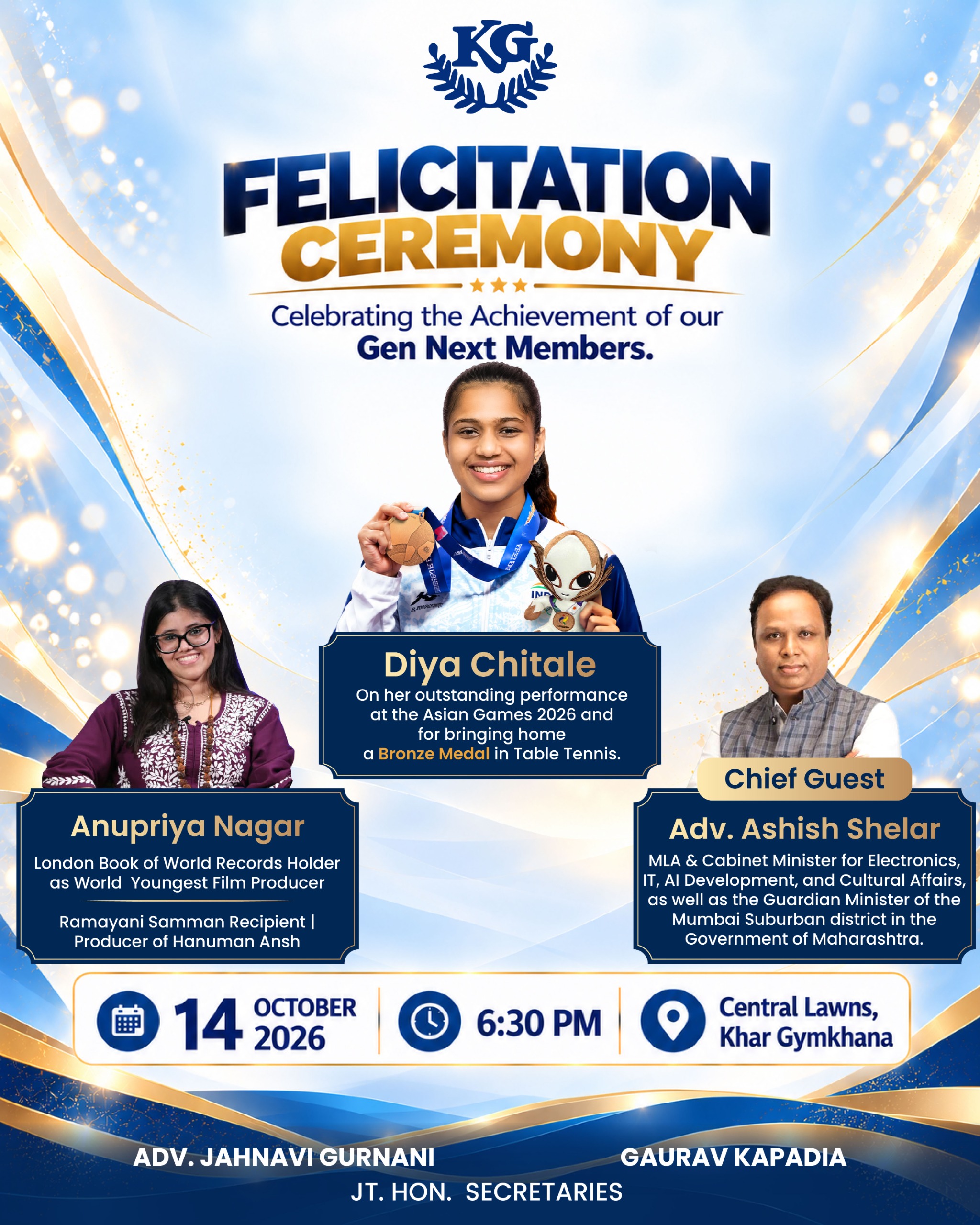 Celebrating the Achievement of our Gen Next Members.